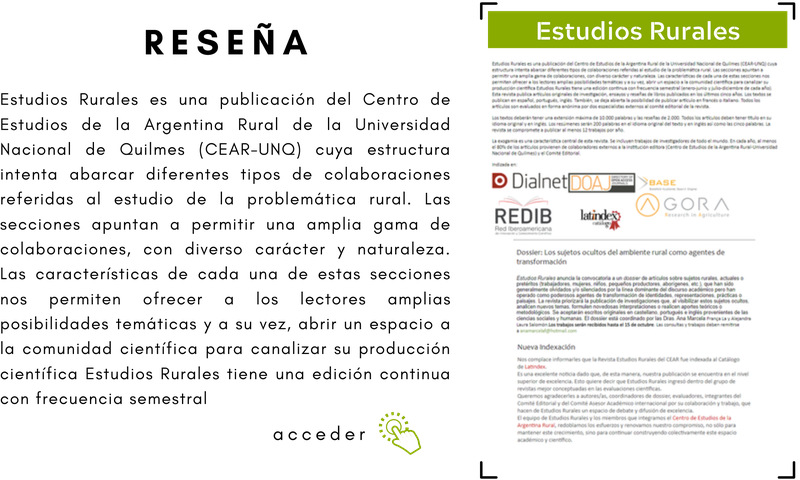 Estudios rurales revista